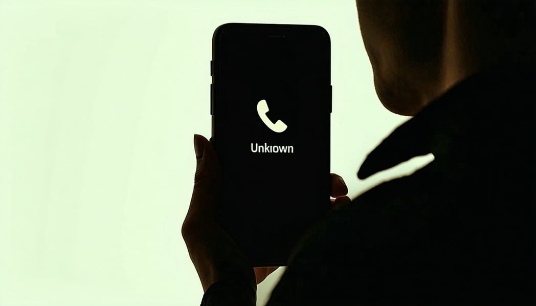 A spam call is a warning sign