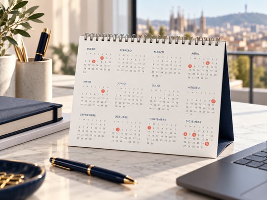 Calendario laboral Barcelona 2027