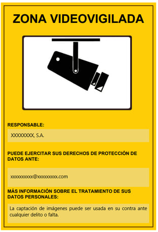 Advertencia videovigilancia