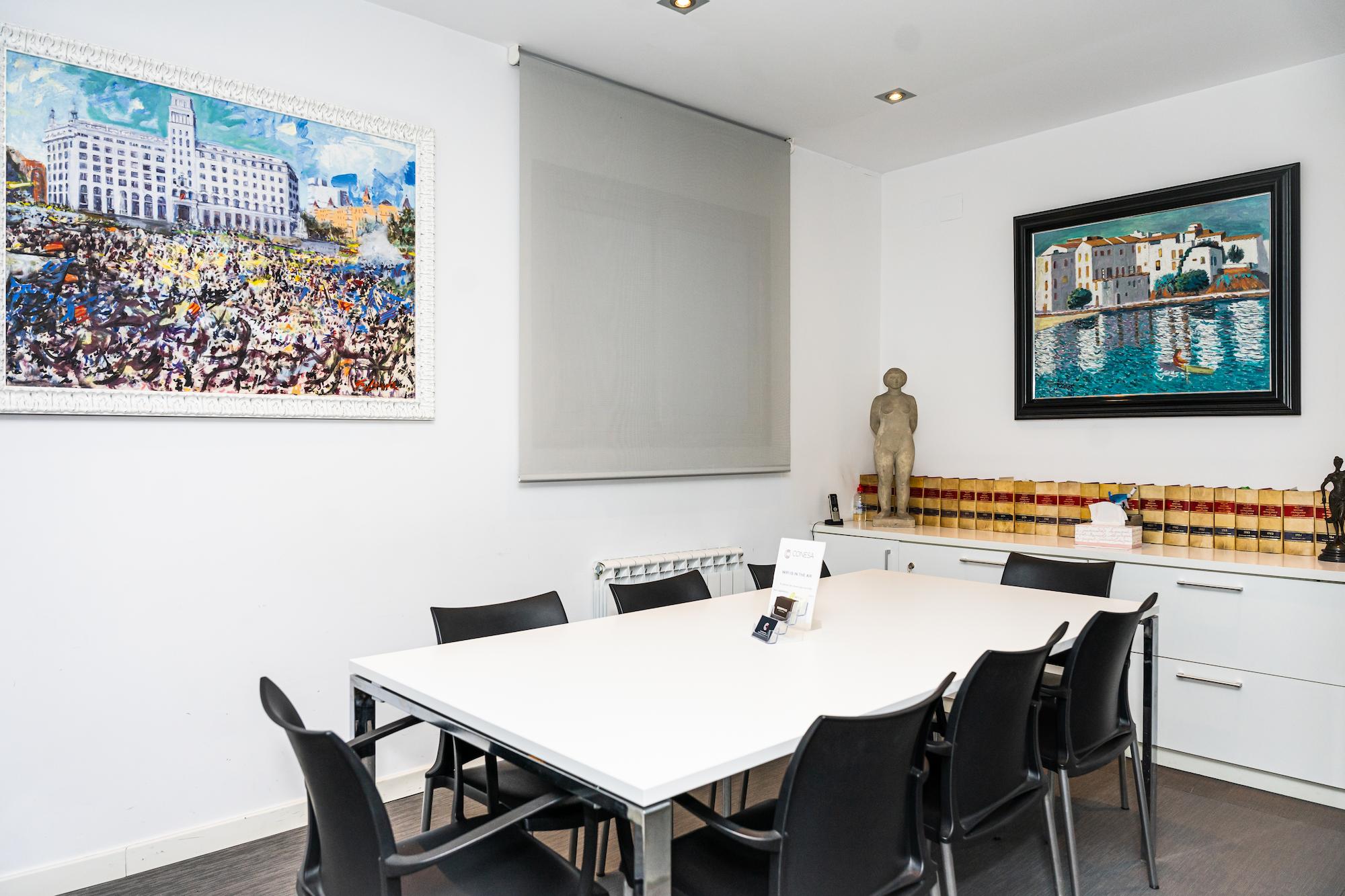 Meeting room at Conesa Legal, Barcelona