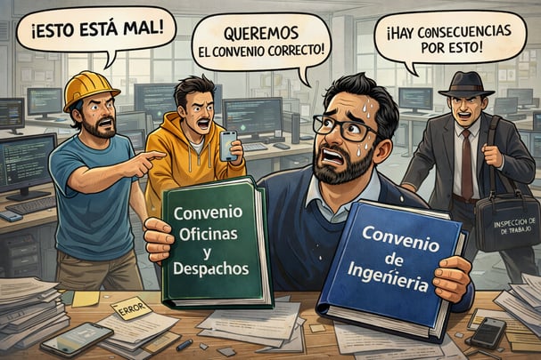 Quin conveni col·lectiu ha d'aplicar una empresa IT? Claus per encertar-ho