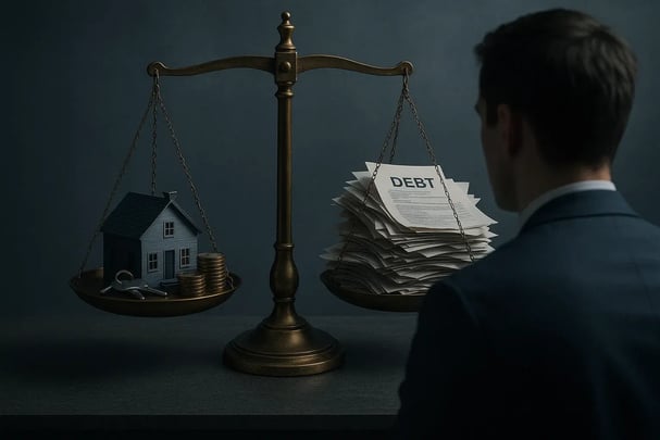Herència amb deutes: Què fer quan els deutes superen els béns?