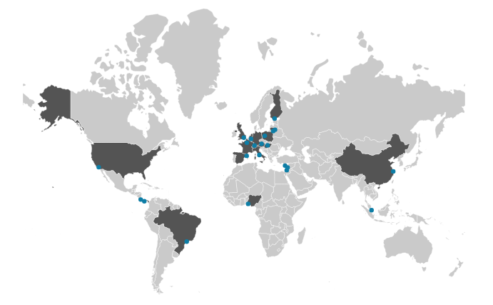 mapa mundi internacional