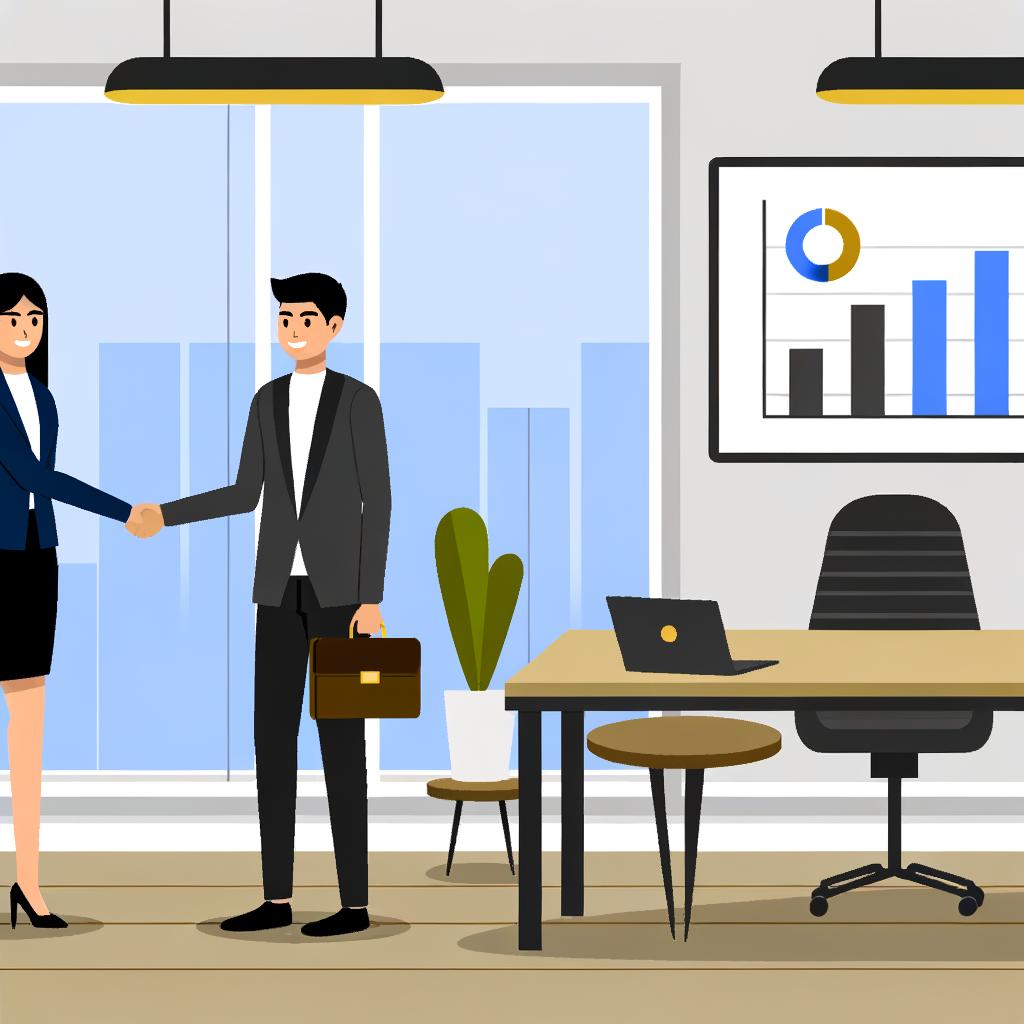 new company, partners shaking hands