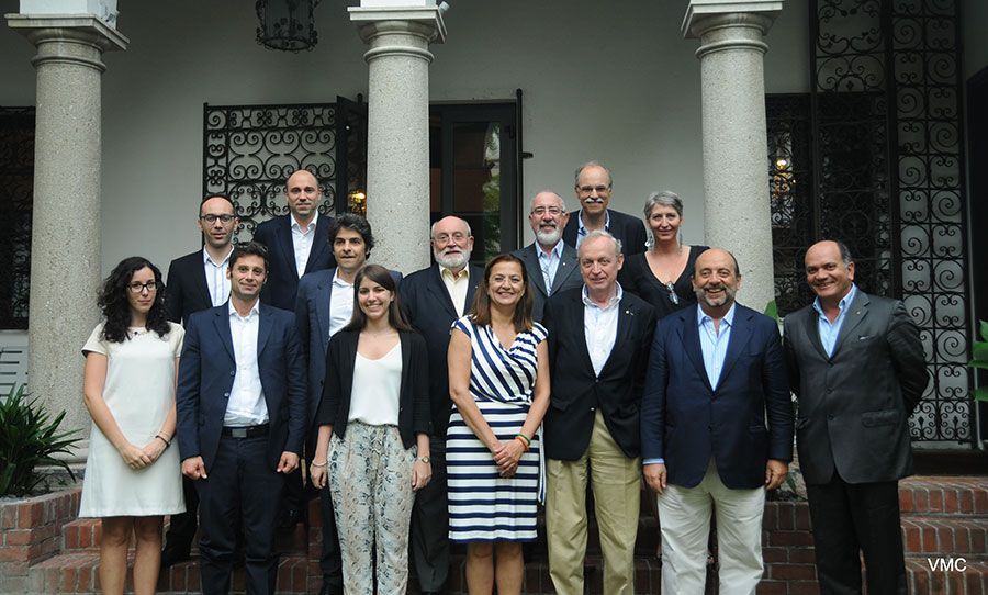 Algunos de los miembros de la red ELEN durante el último encuentro que tuvo lugar en España.