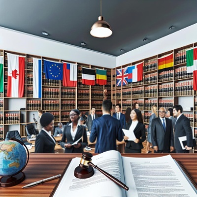 Law firm that partners with law firms all around the world, you can see many flags-1-1